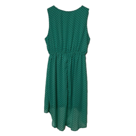 Luscious Los Angeles mint green and black polka-dot dress - Picture 7 of 11